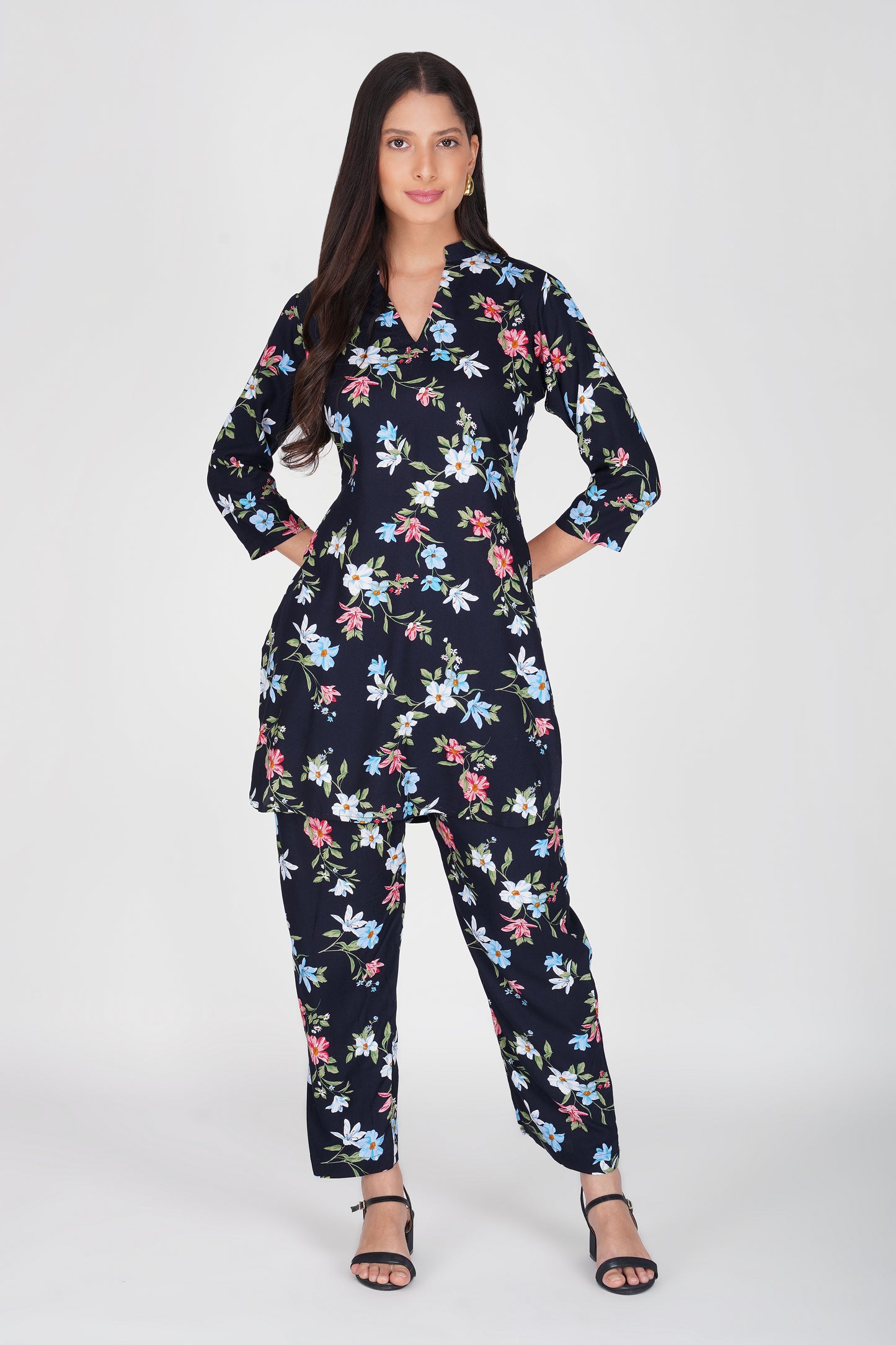 Eleven™ Midnight Bloom Kurti Set