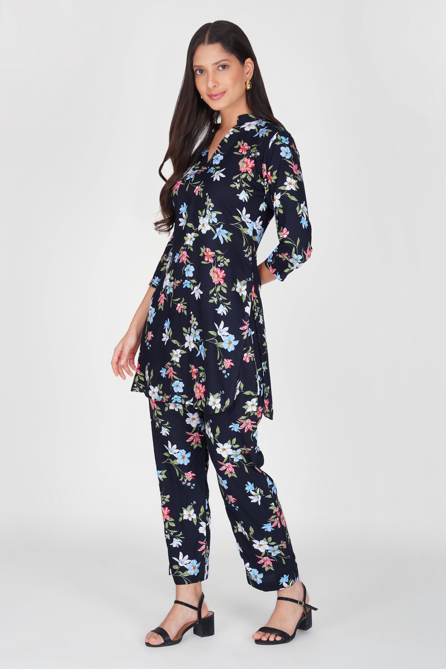 Eleven™ Midnight Bloom Kurti Set