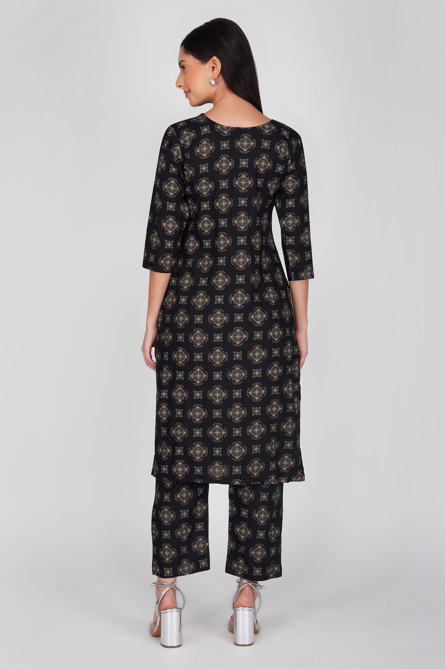 Eleven™ Noir Mosaic Kurti Set