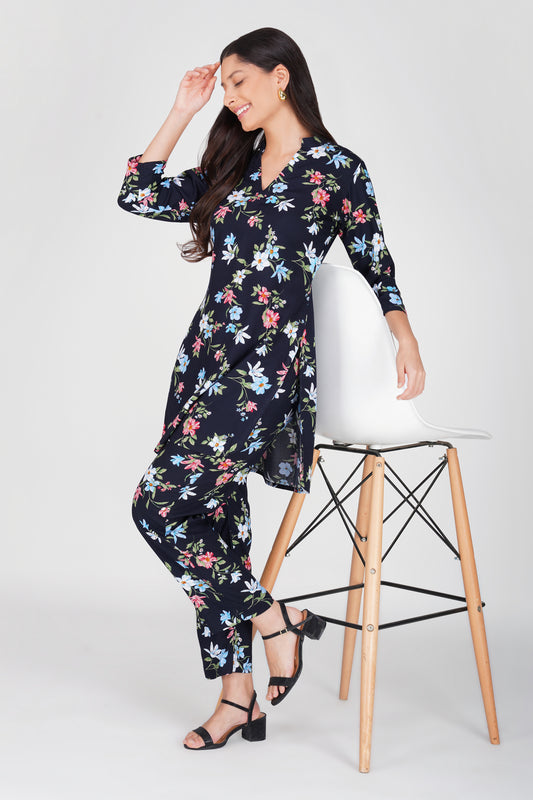 Eleven™ Midnight Bloom Kurti Set