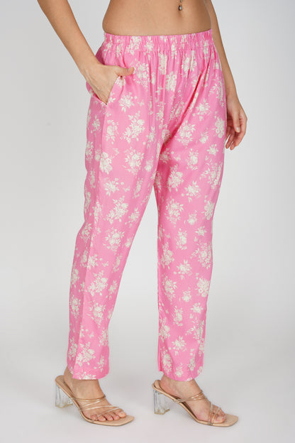 Eleven™ | Pink Blush Bloom Ethnic Kurti Set