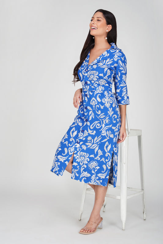 Eleven™ Blue Royale Button-Down