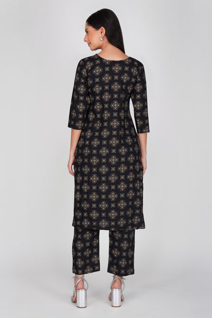 Eleven™ Noir Mosaic Kurti Set